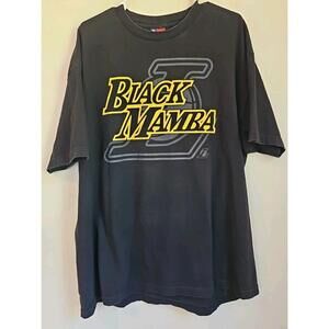 Majestic Double Sided Kobe Bryant Black Mamba T Shirt Size 2Xl Lakers Rare